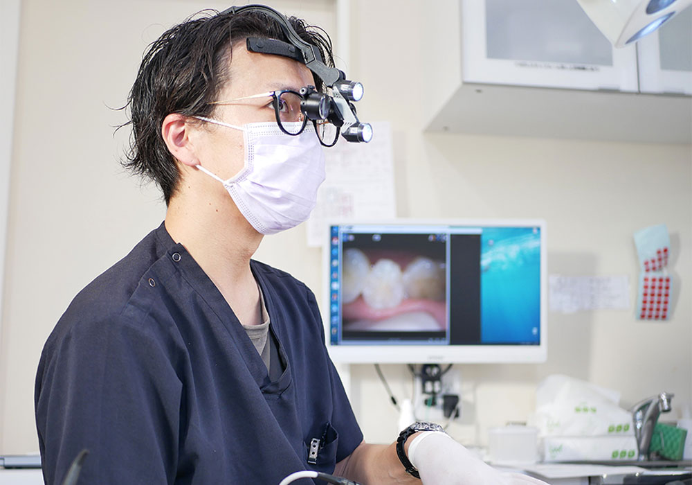 歯科医師によるチェック